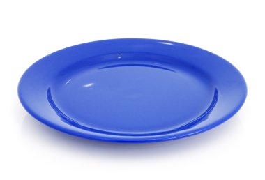 Blue plate clipart