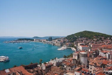 Split city view, Croatia clipart