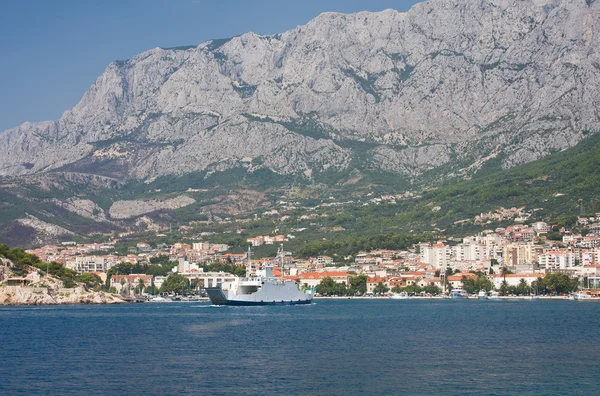 Vista del resort Makarska. Croacia — Foto de Stock