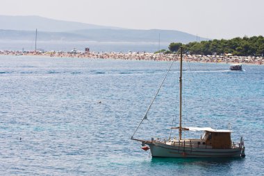 Denizde tatil. Hırvatistan