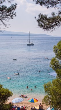 Denizde tatil. Hırvatistan