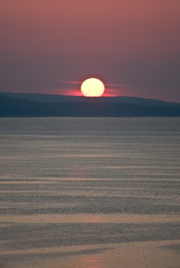 Deniz. gün batımı