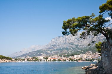 Makarska resort. Hırvatistan