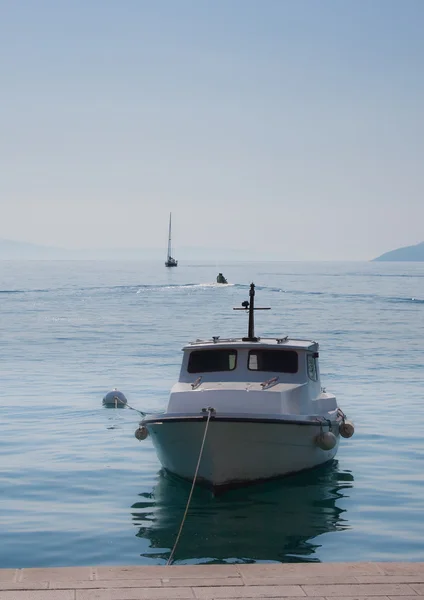 Marina båt förtöjning — Stockfoto