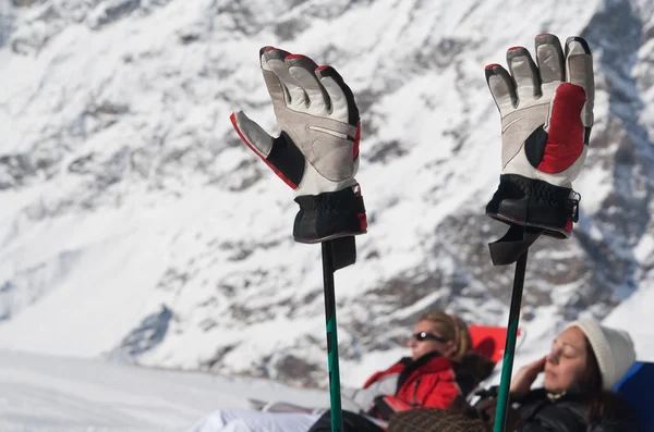 スキー手袋 — ストック写真