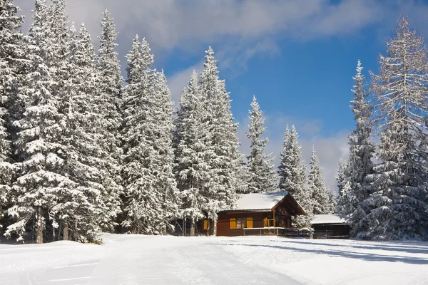 Winterlandschap. Oostenrijk — Stockfoto