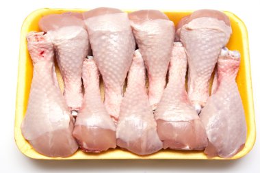 Raw chicken legs clipart