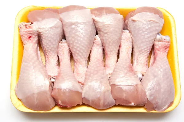 Rå kycklingben Stockbild