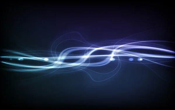 Tasarlamak vektör arka plan - şeffaf renkli dalgalar ışıkları — Stok Vektör