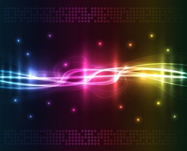 Abstract lights - colored vector background clipart