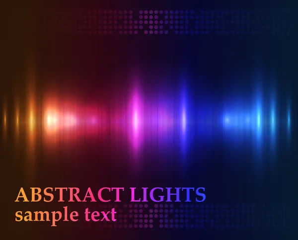 Abstract lights - colored vector background — Stock Vector