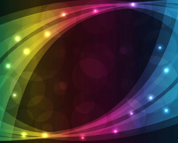 Abstract lights - gekleurde vector achtergrond — Stockvector