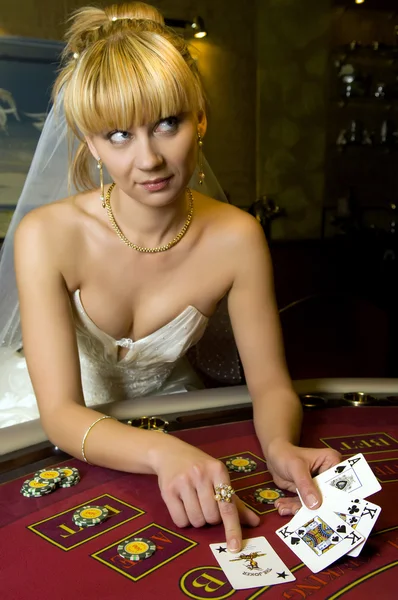 Casino da noiva — Fotografia de Stock