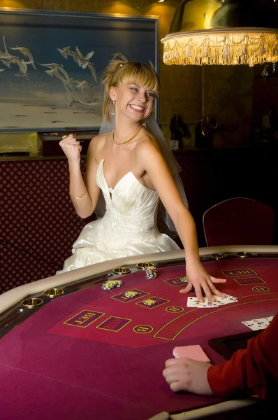 Наречена казино — стокове фото