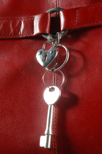 En knippa av metall nyckel — Stockfoto