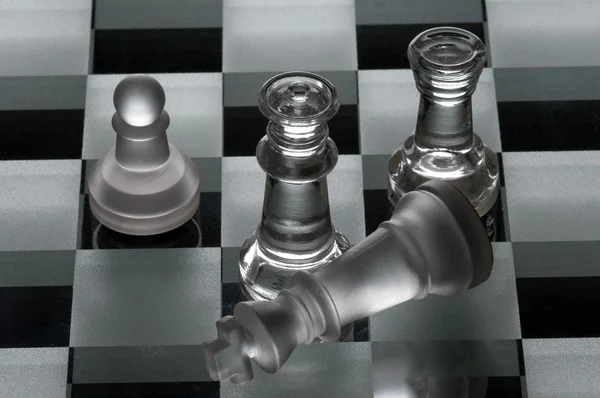 Group of chess pieces — Stock Photo, Image