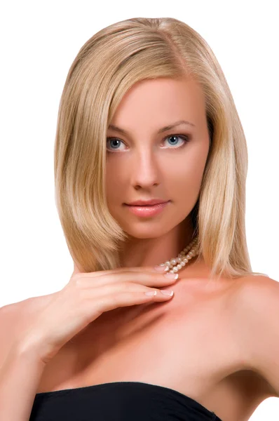 Portret kobiety blondynka — Zdjęcie stockowe