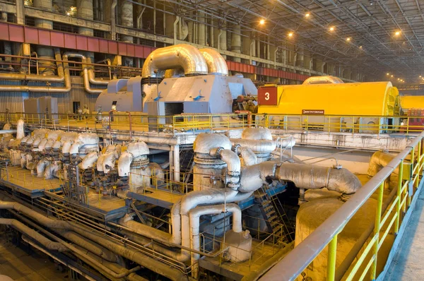 Fábrica de turbinas — Fotografia de Stock
