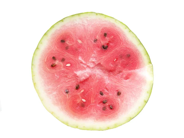 Hälften av mogen vattenmelon — Stockfoto