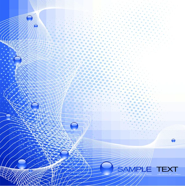 stock vector Blue abstract background