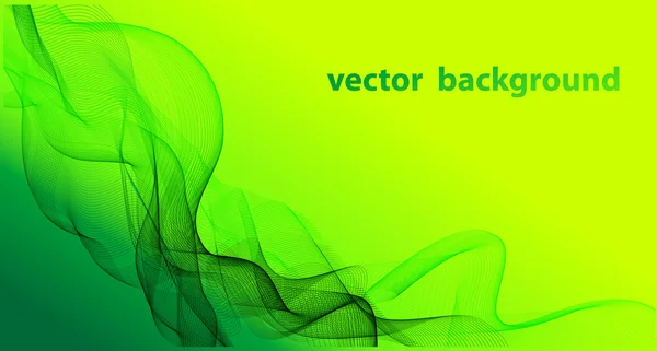 Zöld elvont háttér — Stock Vector