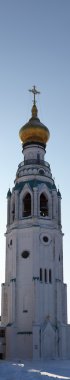 Bell tower of Sophia cathedral in Vologda Kremlin, Russia clipart