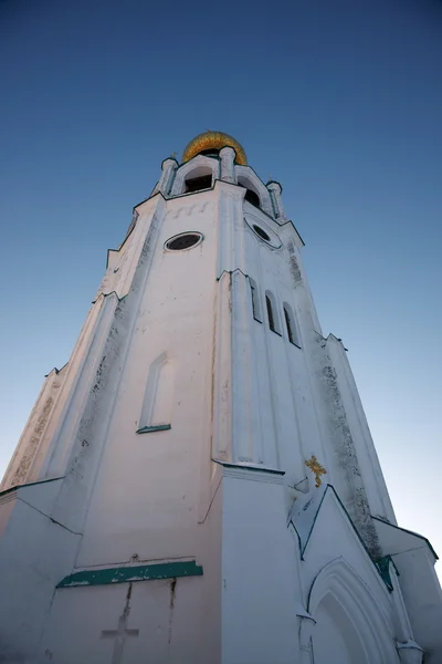 Imagen de gran angular del campanario de la catedral de Sophia, Vologda, Rusia —  Fotos de Stock