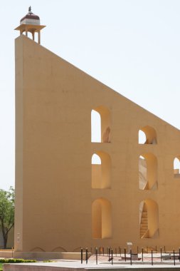 Jaipur, Hindistan 'daki Antik Jantar Mantar Gözlemevi