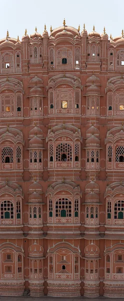 Hawa Mahal palace vertical panorama, Jaipur, India — Stock Photo, Image