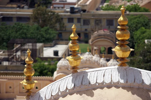 Decoração do palácio Hawa Mahal, Jaipur, Índia — Fotografia de Stock