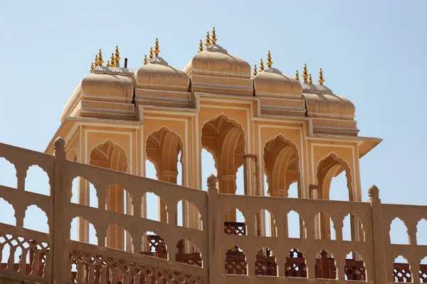 Baldachim w Pałacu Wiatrów, Jaipur, Indie — Zdjęcie stockowe