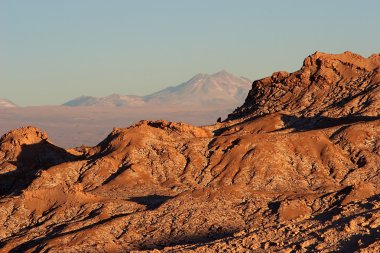 Rock ridge atacama Çölü'nde Şili