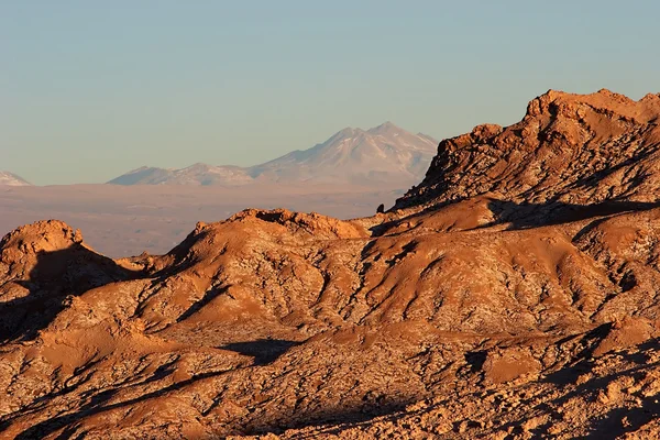 在阿塔卡马沙漠中的岩石岭智利 — 图库照片