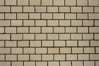 White painted blank brick wall backgroun clipart