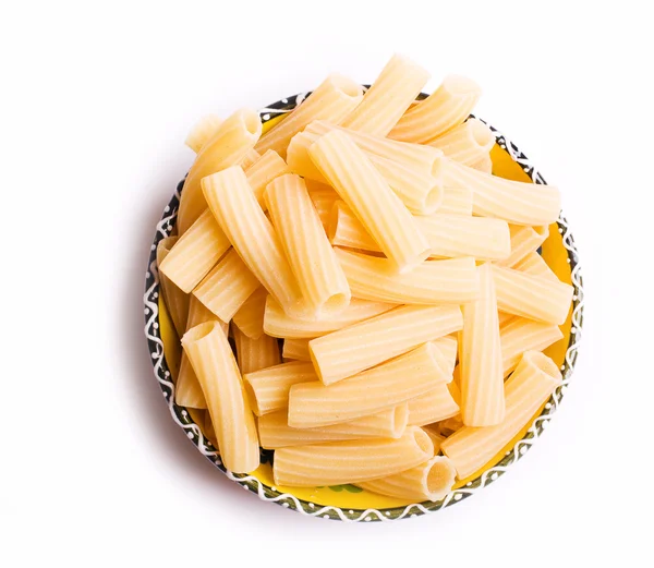 Italian pasta in a dish — Stock Photo, Image