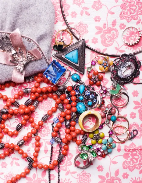 Luxury colorful accessories — Stock Photo, Image
