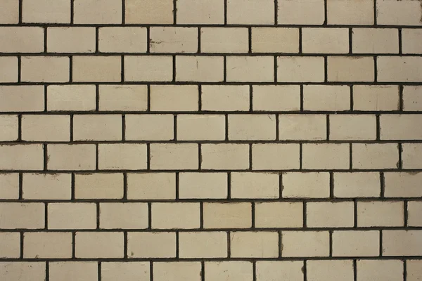 Branco pintado backgroun parede de tijolo em branco — Fotografia de Stock