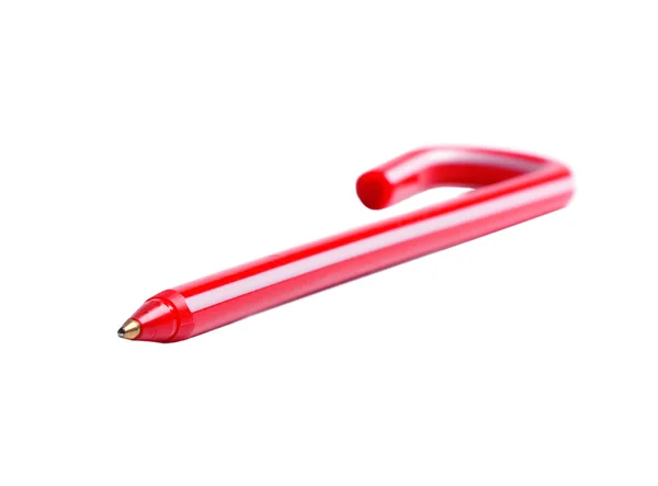 Neobvyklé červené růžové pero jako bonbóny — Stock fotografie