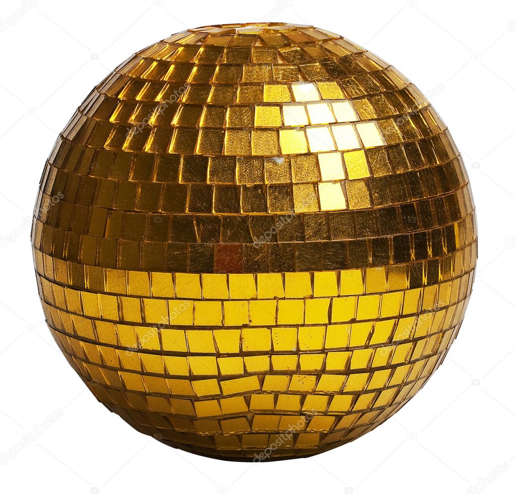 Gold discoball