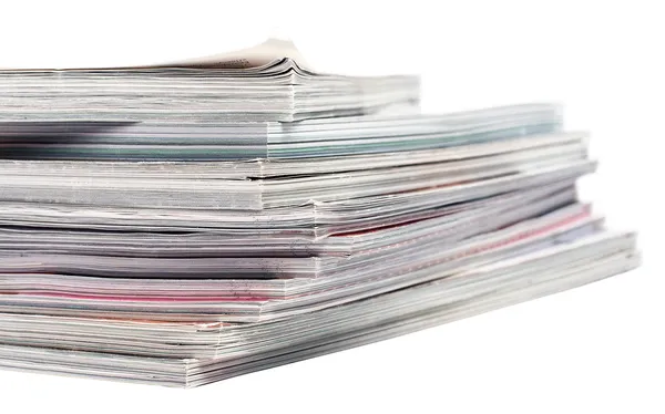 A stack of magazines — Stock Photo, Image