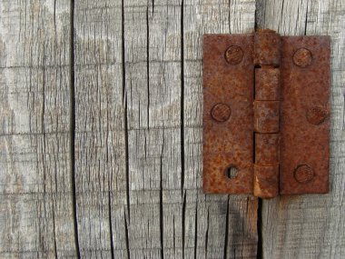 Rusty hinges clipart