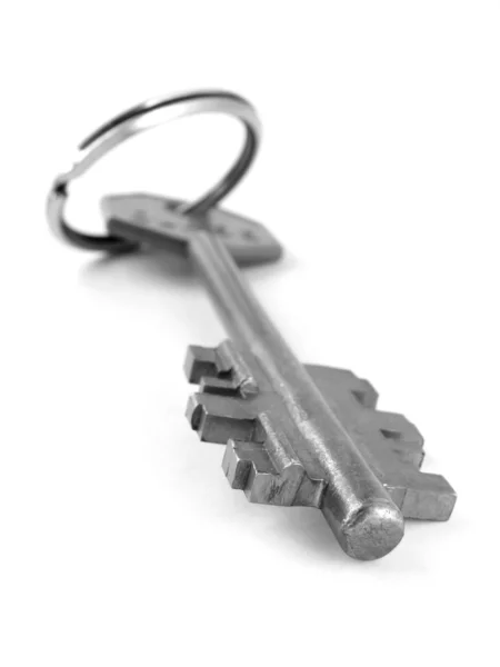 Klíč s key ring — Stock fotografie