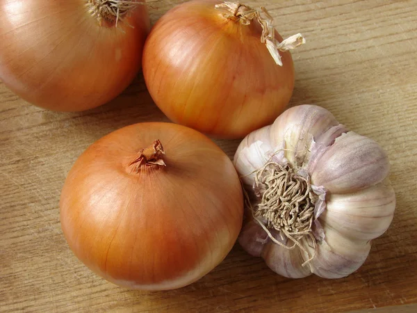 Cipolle e aglio — Foto Stock
