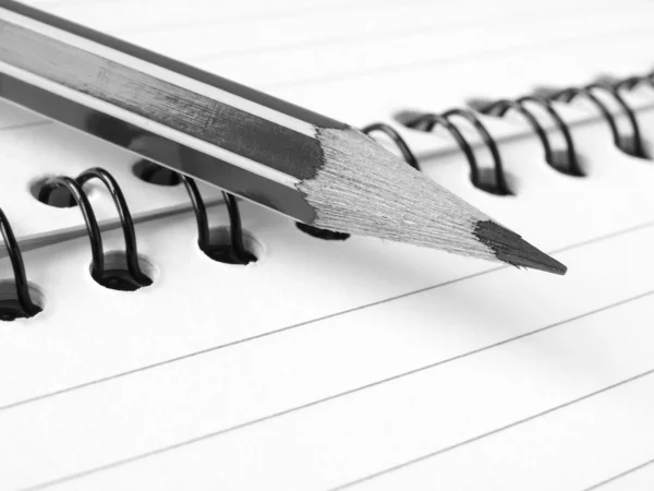 Penna och anteckningsblock — Stockfoto