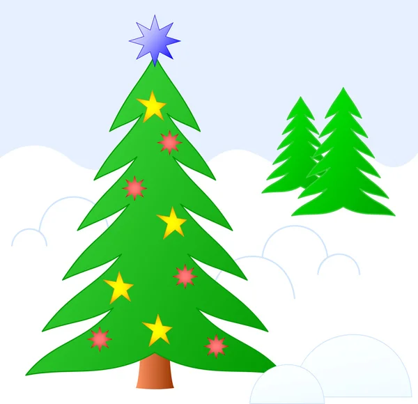 Croquis de Noël — Image vectorielle