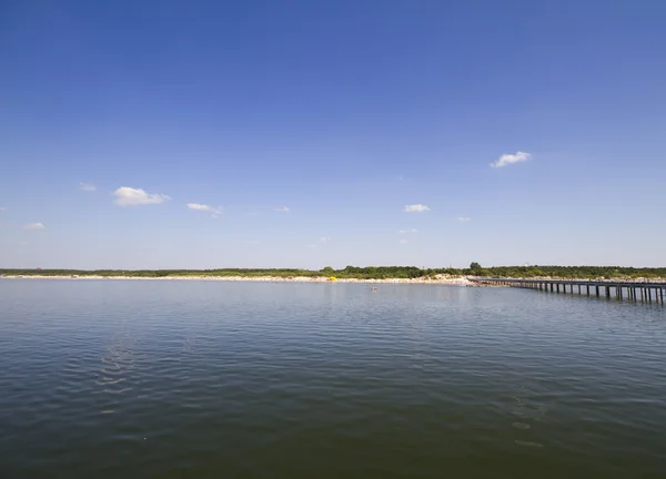 Балтийское побережье, мост — стоковое фото
