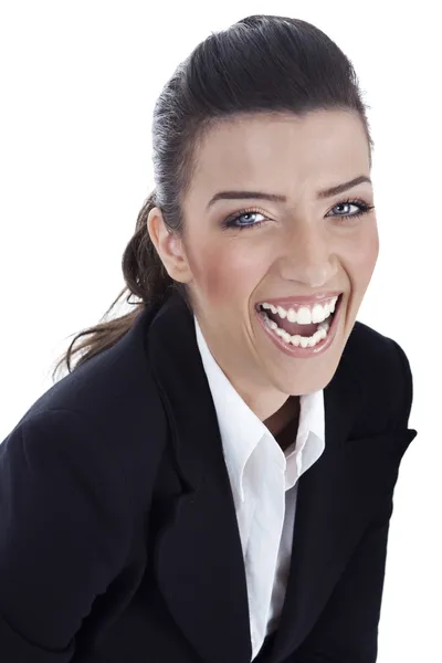 Mujer de negocios feliz — Foto de Stock
