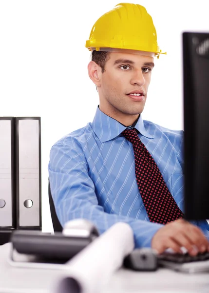 stock image Engineer at his bay