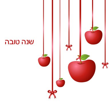  hanging apples clipart