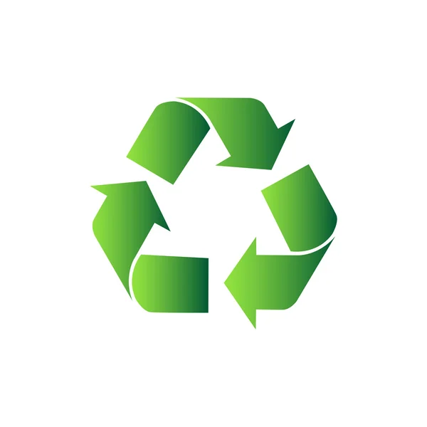 Újrahasznosítás Zöld szimbólum — Stock Fotó